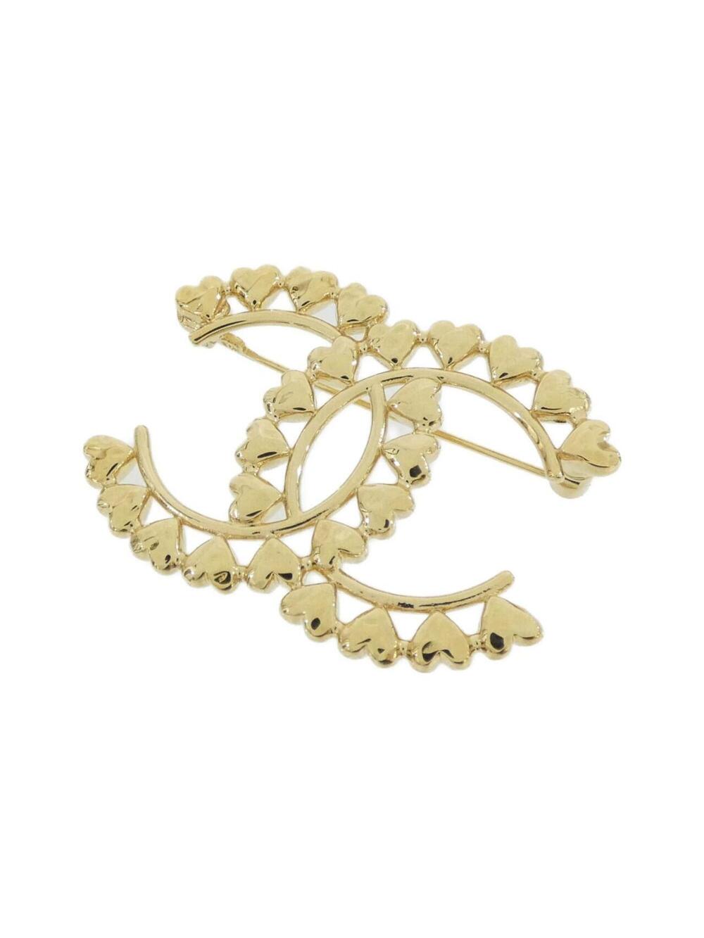Chanel Brooch Gold-Tone Metal #371511C10B